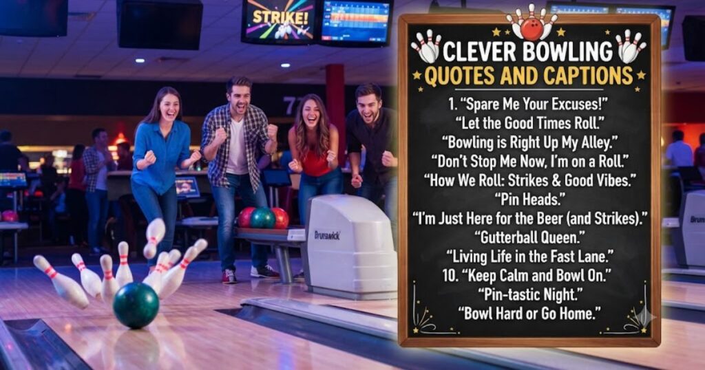 Clever Bowling Quotes and Captions