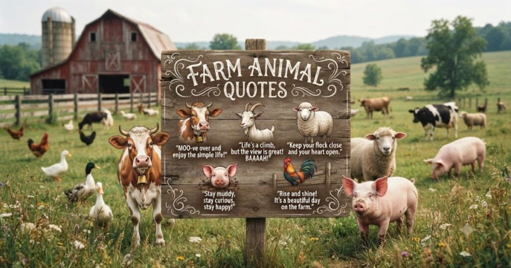 Farm Animal Quotes for Instagram