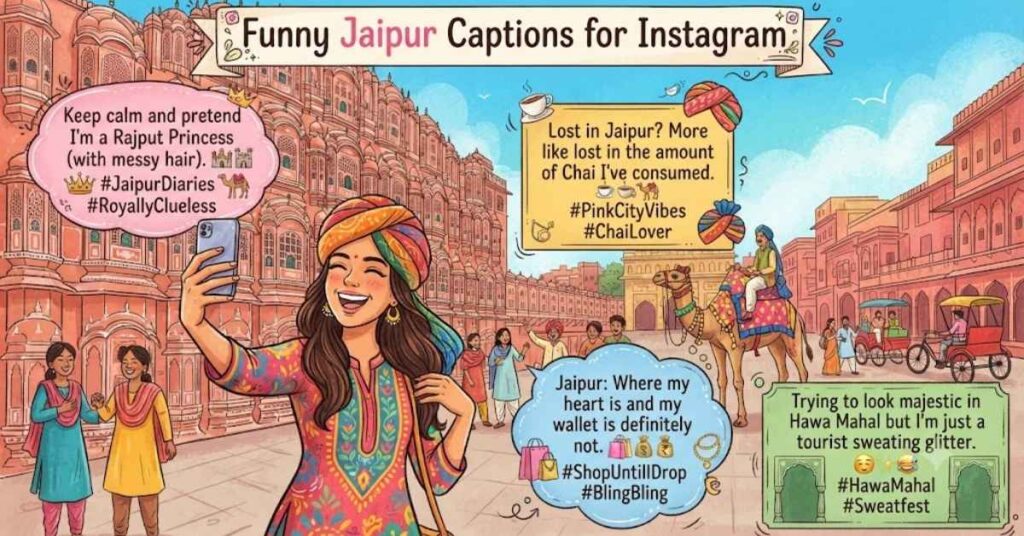 Funny Jaipur Captions for Instagram