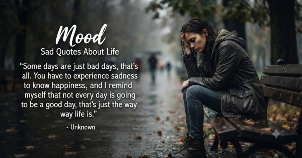 Mood Sad Quotes About Life