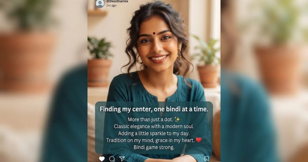 Bindi Captions for Girls