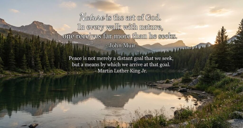 Quotes About Peace and Nature