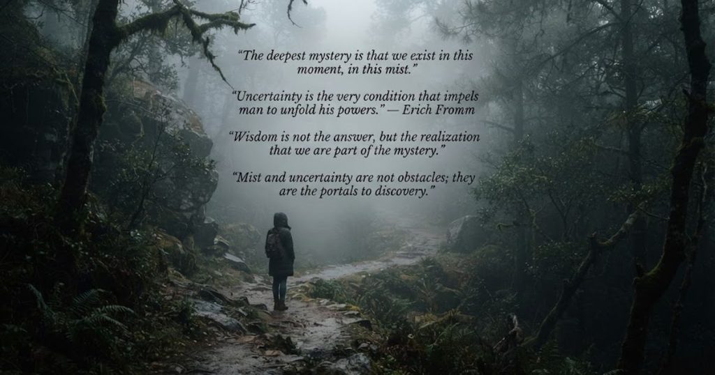Mist Quotes About Mystery and Uncertainty