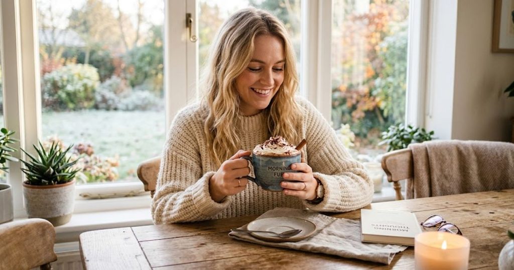 Morning Hot Chocolate Captions