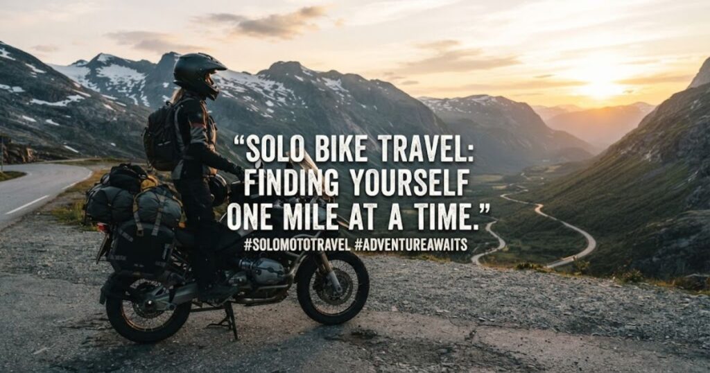 Solo Bike Travel Quotes