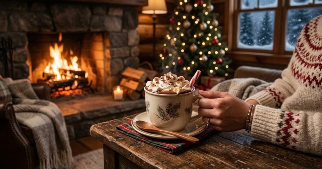 Winter Hot Chocolate Captions
